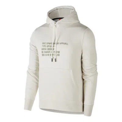 Nike Sportswear Letter Print Hoodies 'white'
