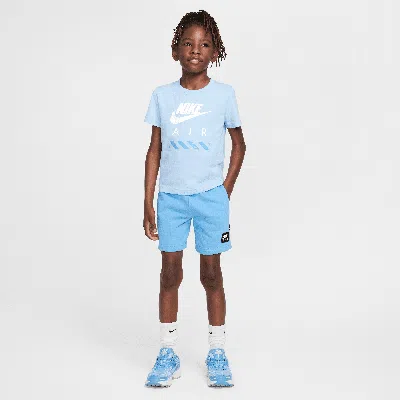 Nike Sportswear Little Kids'  Air Tee And Shorts Set In Blue