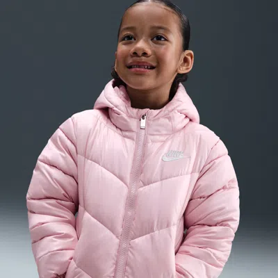 Nike Sportswear Little Kids' "all Day Play" Puffer Jacket In Pink