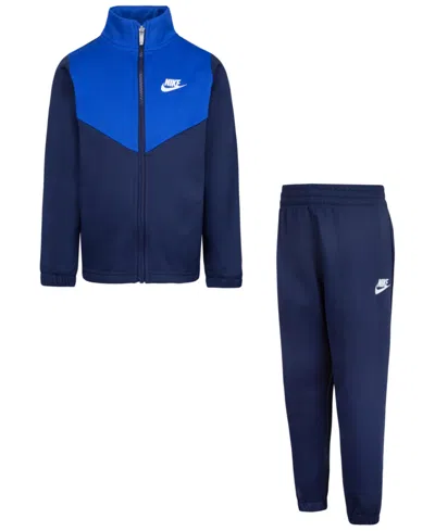 Nike Sportswear Little Kids Lifestyle Essentials 2-piece Set In Midnight Navy