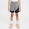 Nike Sportswear Little Kids' On The Move French Terry Shorts In Black