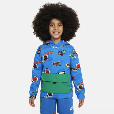 Nike Sportswear Little Kids' Printed Hoodie In Blue
