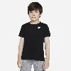Nike Sportswear Little Kids' T-shirt In Black