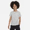 Nike Sportswear Little Kids' T-shirt In Grey