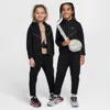 Nike Sportswear Little Kids' Tech Fleece 2-piece Full-zip Set In Black