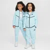 Nike Sportswear Little Kids' Tech Fleece 2-piece Full-zip Set In Blue