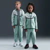 Nike Sportswear Little Kids' Tech Fleece 2-piece Full-zip Set In Green