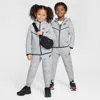 Nike Sportswear Little Kids' Tech Fleece 2-piece Full-zip Set In Grey