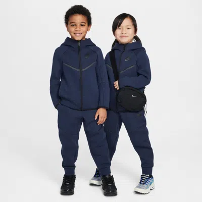Nike Sportswear Little Kids' Tech Fleece 2-piece Full-zip Set In Grey