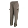 Nike Sportswear Logo Small Label Embroidered Woven Cargo Long Pants Olive Grey Gray