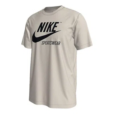 Nike Sportswear Logo T-shirt 'grey' In Gray
