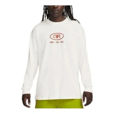 Nike Sportswear Long-sleeve  Air Inc. T-shirt 'white'