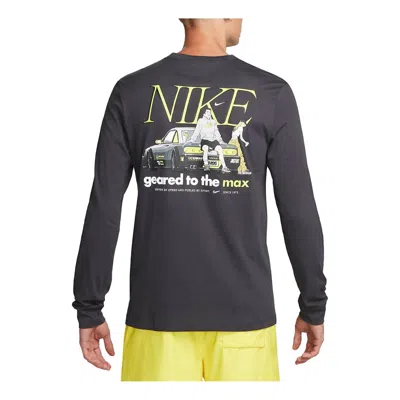 Nike Sportswear Long-sleeve T-shirt 'black'