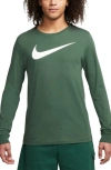 Nike Sportswear Long Sleeve T-shirt In Fir