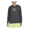 Nike Sportswear Long-sleeve T-shirt 'grey' In Gray