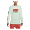 Nike Sportswear Long-sleeve T-shirt 'olive' In Green