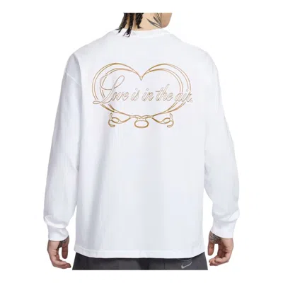 Nike Men's  Sportswear Long-sleeve T-shirt In White
