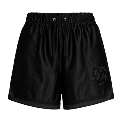 Pre-owned Nike Sportswear Loose Mid-rise Graphic Shorts 'black/anthracite/antracite' | Women's Size S