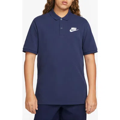 Nike Sportswear Matchup Cotton Polo In Blue