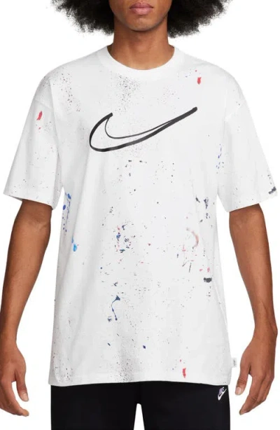 Nike Sportswear Max90 Breaking Graphic T-shirt In White