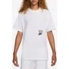 Nike Sportswear Max90 Cotton Graphic T-shirt In White