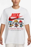 Nike Sportswear Max90 Cotton Graphic T-shirt In White