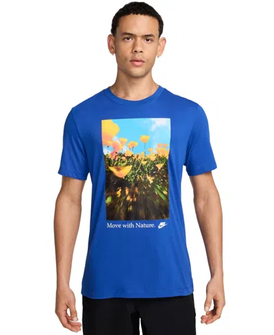 Nike Sportswear Men's Cotton Graphic T-shirt In Gamerl