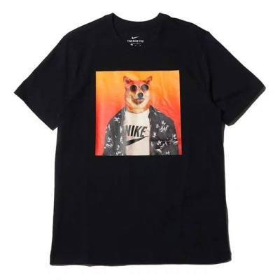 Nike Sportswear Men's Story Pack Shiba Inu Dog In Black