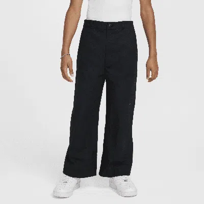 Nike Sportswear Metro Ground Big Kids' Carpenter Pants In Black