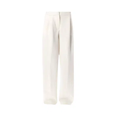 Pre-owned Nike Sportswear Mid-rise Loose Pants 'pale Ivory Sail' | White | Women's Size Xl