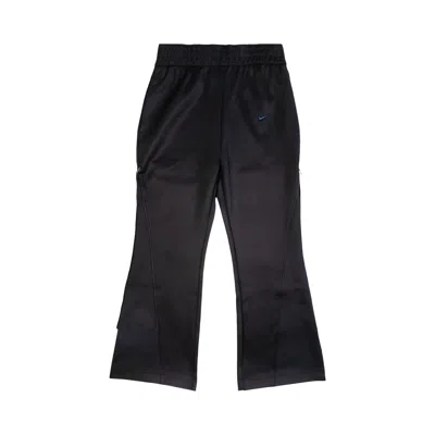Pre-owned Nike Sportswear Mid-rise Zip Flared Pants 'black/obsidian' | Women's Size Xs