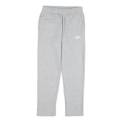 Nike Sportswear Nsw Club Pant Oh Ft Athleisure Casual Sports Breathable Long Pants Light Grey In Gray