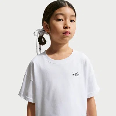 Nike Sportswear Older Kids' (girls') Boxy T-shirt In Gray