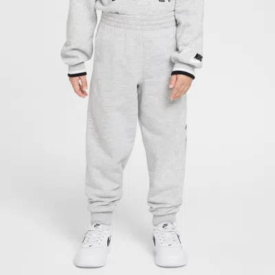 Nike Sportswear "outside The Lines" Little Kids' French Terry Pants In Grey