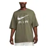 Nike Sportswear Oversize T-shirt 'olive' In Green