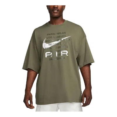 Nike Sportswear Oversize T-shirt 'olive' In Green