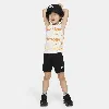 Nike Babies' Sportswear Pe Toddler Printed Tank Top Set In Black