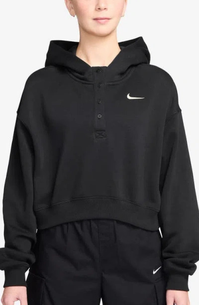 Nike Sportswear Phoenix Fleece Crop Sweatshirt In Multi