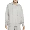 Nike Sportswear Phoenix Fleece Full Zip Hoodie In Gray