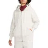 Nike Women's  Sportswear Phoenix Fleece Oversized Full-zip Hoodie In Light Orewood Barn/sail