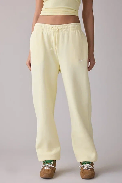 Nike Sportswear Phoenix Fleece High-waisted Oversized Sweatpant In Alabaster/sail, Women's At Urban Outfi In Neutral