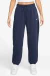 Nike Sportswear Phoenix Fleece High-waisted Oversized Sweatpants In Blue