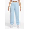 Nike Sportswear Phoenix Fleece High-waisted Oversized Sweatpants In Blue