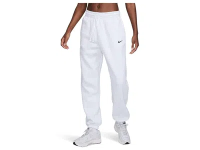 Nike Sportswear Phoenix Fleece High-waisted Oversized Sweatpants In White
