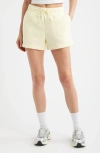 Nike Sportswear Phoenix Fleece Mid-rise 4-inch Shorts In Yellow