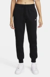Nike Sportswear Phoenix Fleece Mid Rise Joggers In Black