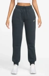 Nike Sportswear Phoenix Fleece Mid Rise Joggers In Black