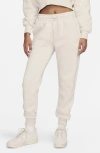 Nike Women's  Sportswear Phoenix Fleece Mid-rise Sweatpants In Light Ore Wood Brown/ Sail