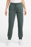 Nike Women's  Sportswear Phoenix Fleece Mid-rise Sweatpants In Vintage Green/sail