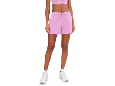Nike Sportswear Phoenix Fleece Mid-rise 4 Shorts In Pink